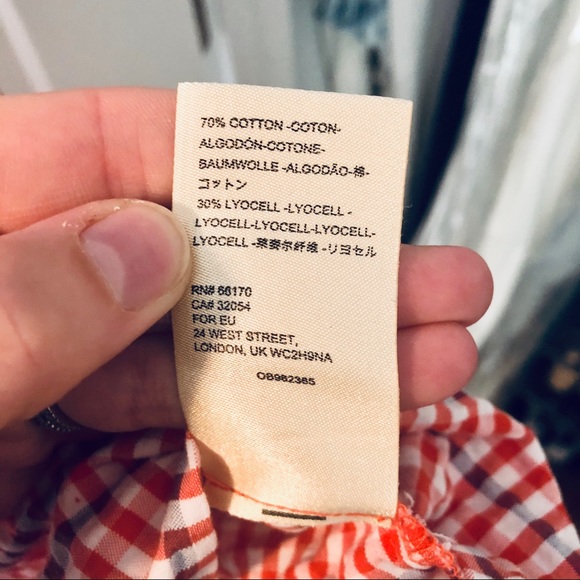 NWOT ANTHROPOLOGIE CHECKED ROMPER SIZE LARGE - Picture 8 of 9